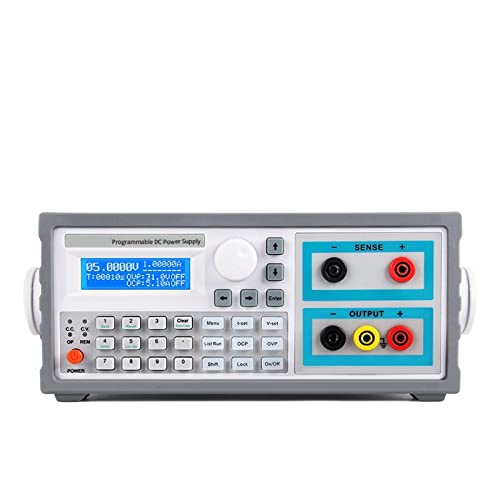 Tischnetzteil in Laborqualität, Stabilisiertes Netzteil Programmierbar Hochpräzise 5-stellige Anzeige Lineares DC-Netzteil Farbbildschirm Linear programmierbar Einfach zu bedienen, für HF- und VHF-Tra