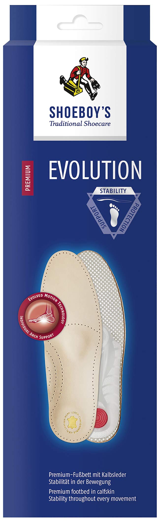 Shoeboys Evolution Premium-Fußbett Größe 39 EU Beige (Beige)