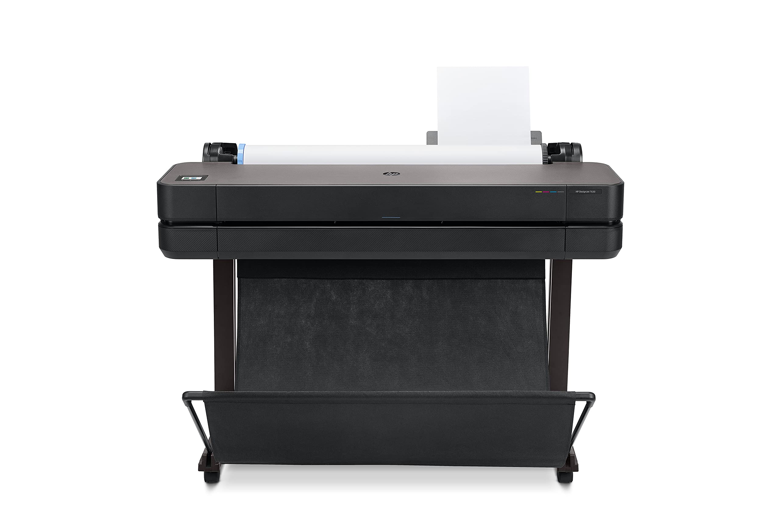 HP DesignJet T630 Großformatdrucker, 36 Zoll, bis zu A0, mobiles Drucken, Wi-Fi, Gigabit Ethernet, Hi-Speed USB 2.0, 1 Jahr Garantie (5HB11A), Schwarz