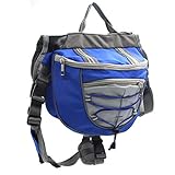 Rysmliuhan Shop Hundetasche Hunderucksack Hunderucksack Hundereisetasche Hundecampingzubehör Hundegehzubehör Haustier Tasche für Hund Verstellbarer Hunderucksack Blue,s