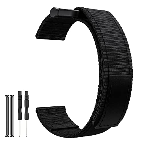 OPKDE 26, 20, 22 mm, Nylon-Uhrenarmband für Garmin Fenix 7X 6X Pro 7 7S 6 6S 5X 5 5S Plus/Epix Gen 2/Descent G1 Smart-Armbänder, Zubehör, For Vertix 2, Achat