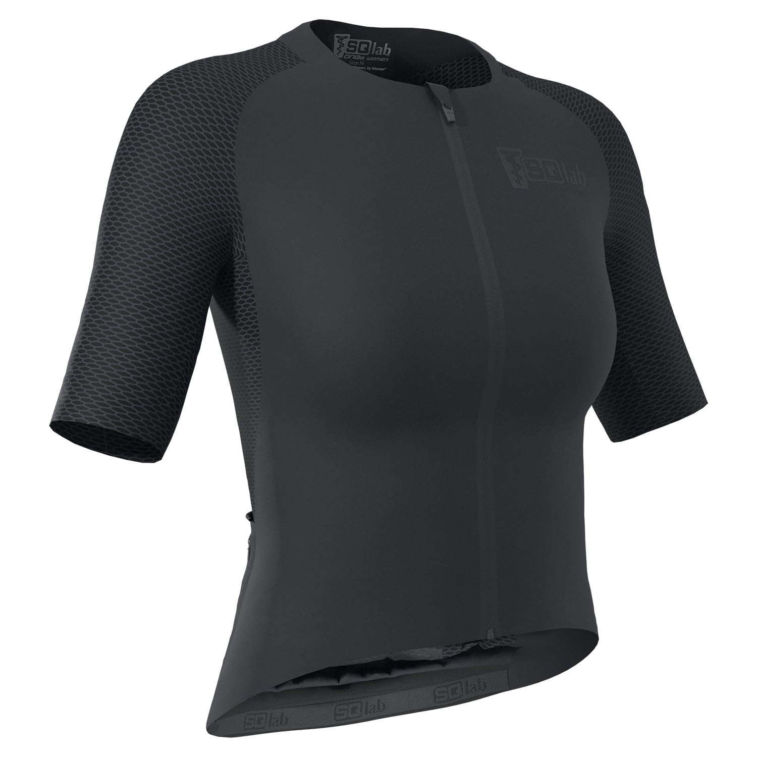 SQlab Damen Sq-Jersey One12 Women Fahrradtrikot, Schwarz, XS EU