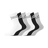 Sportsocken Herren Anti-Reizung, Socken Herren, Angenehm, Hypoallergen (6er Pack), Schwarz/Grau/Weiß, 43/46