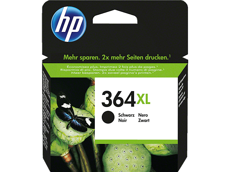 HP 364XL Tintenpatrone Schwarz (CN684EE)