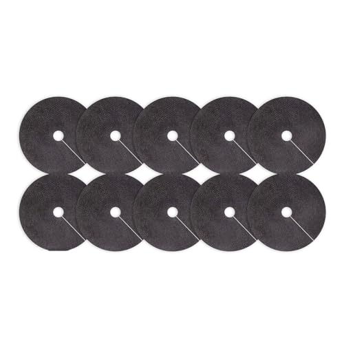 BFVAKBKYT Nicht gewebter Baum Mulch Ring Baumschutz, 10pcs Ring Reusable Mat Degradable Mulch Films，for Plant Root Protection Mats Accessories(27CMX27CMX4CM)