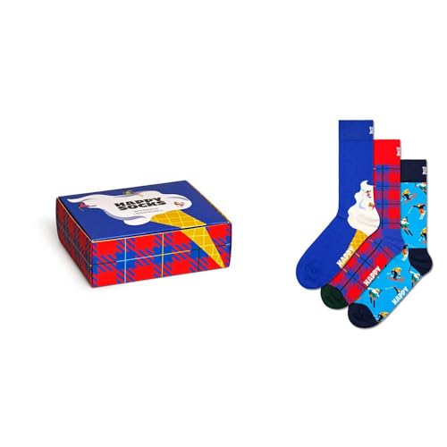 Happy Socks 3-Pack Downhilll Skiing Socks Gif - 36-40