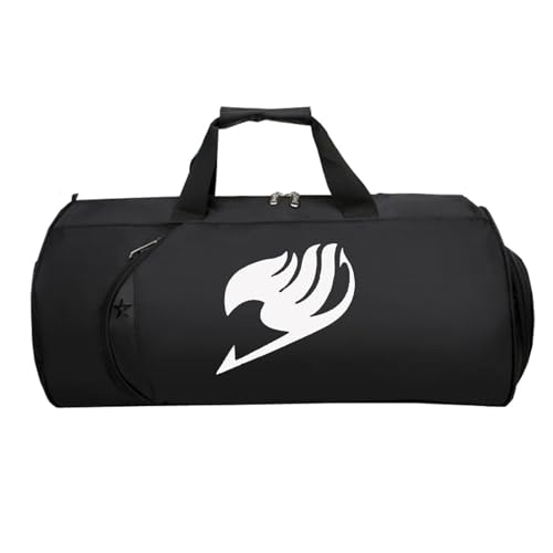 Fai-ry TA-il HandgepäCk Tasche, Faltbare Reisetasche Handgepäck Flugzeug, Reisetasche Weekendertasche füR Damen Herren Flugzeug(Black 3)