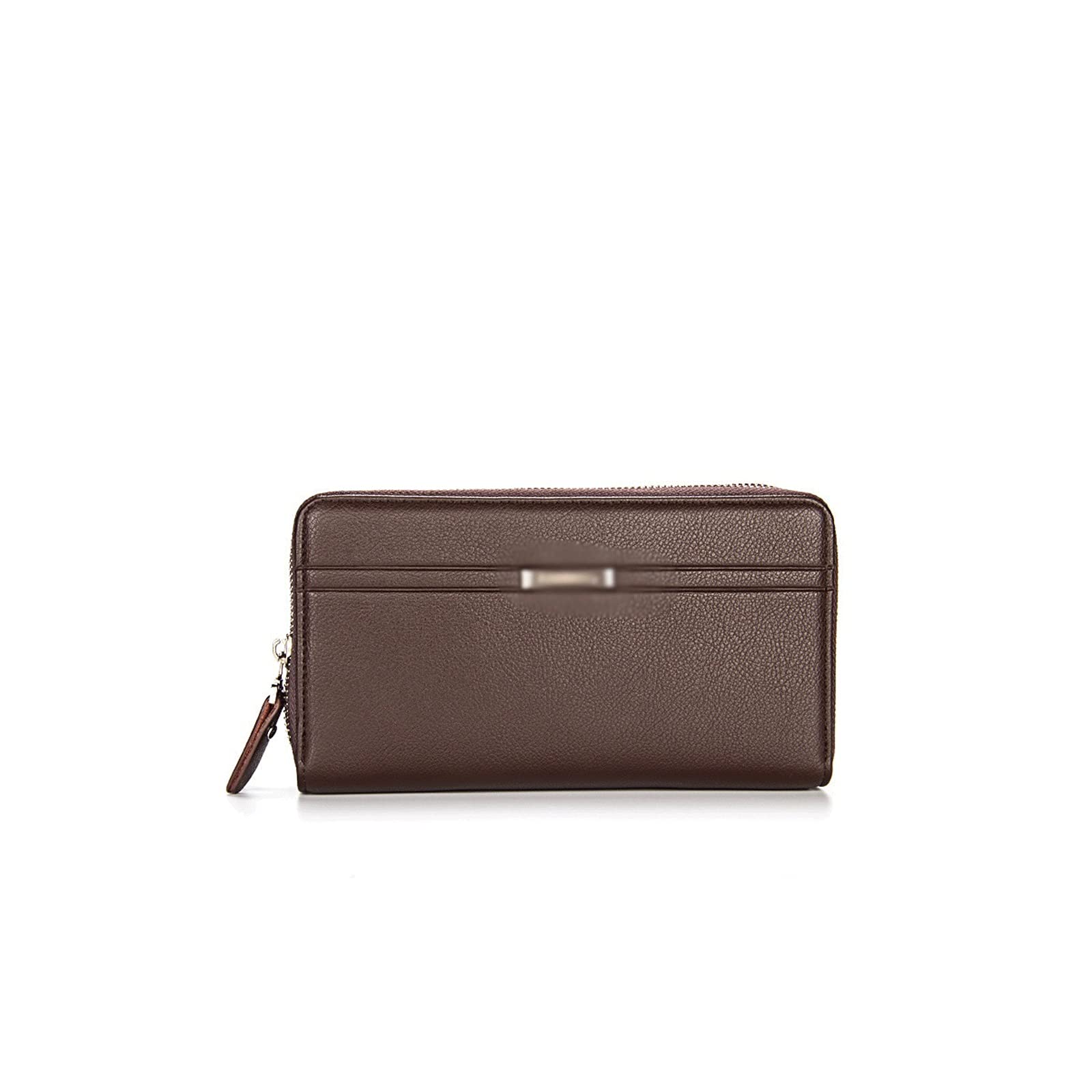 TREGOO Portemonnaie Herren Männer Clutch Wallets Männer Lange Geldbeutel-Geschäft große Kapazitäts Male Geldbeutel-Mappen für Männer (Color : Bruin)