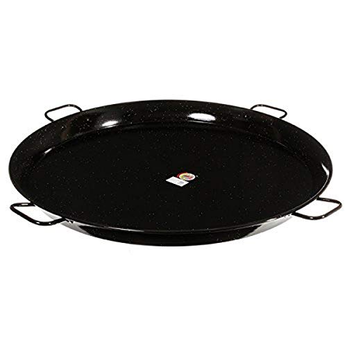 Garcima Valencianische Paella-Pfanne, emailliert, für etwa 50 Portionen, 90 cm