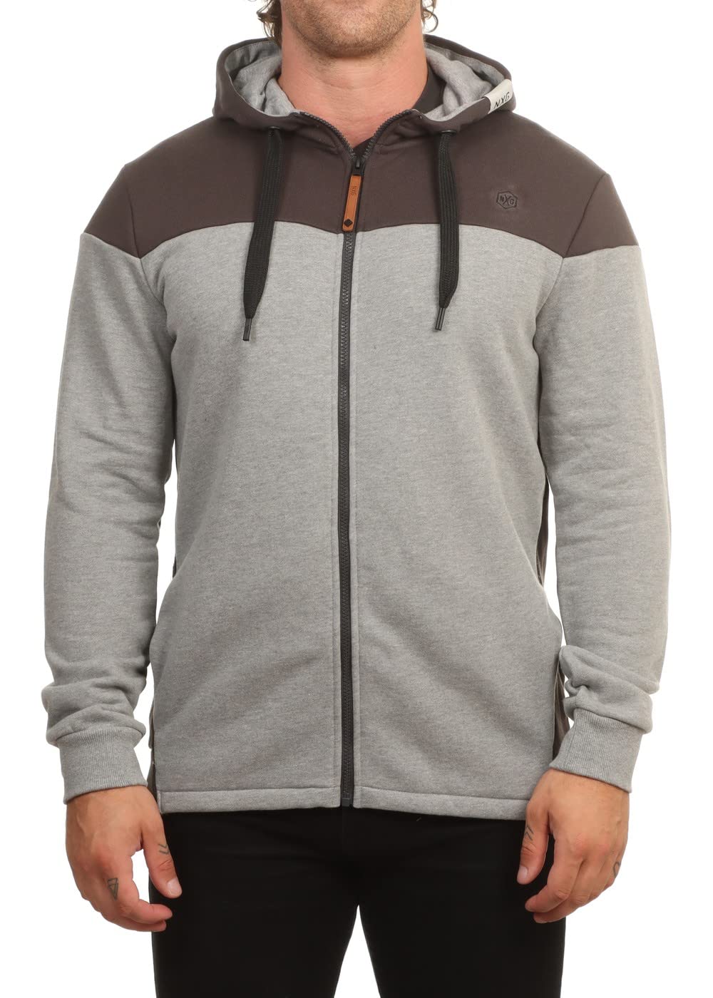 Protest Men Kapuzenpullover Mit Durchgehendem Reißverschluss NXGVIBER Dark Grey Melee L