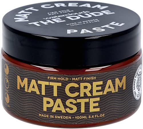 THE DUDE Matt Cream Paste (matte Pomade, 100ml, made in Sweden)