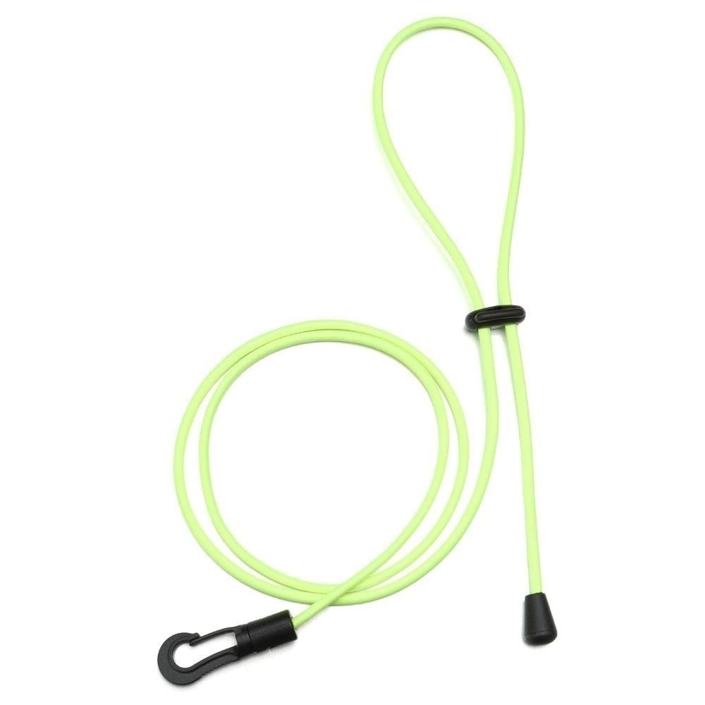 BFVAKBKYT Kajak Paddel Leine, 120 cm Outdoor Kajak Paddel Leine Kanu Seil Angelrute Leine Halter Ruderboote Sicherheit Festes Seil Zubehör Dehnbares Spiralband(Yellow)