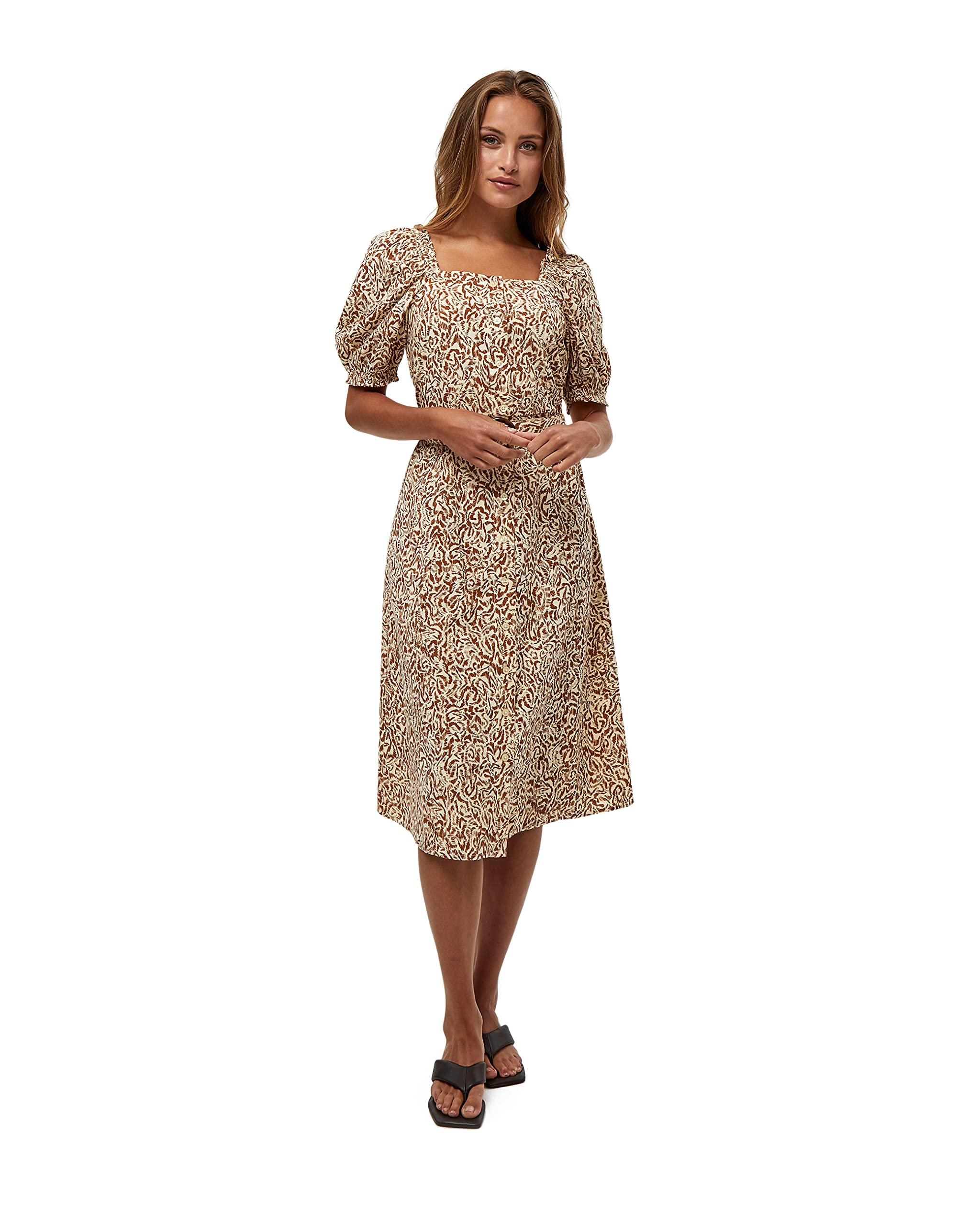 Peppercorn ,Women's ,Denja Jasmina Dress, 4003P Vanila Custard Creme PR ,L