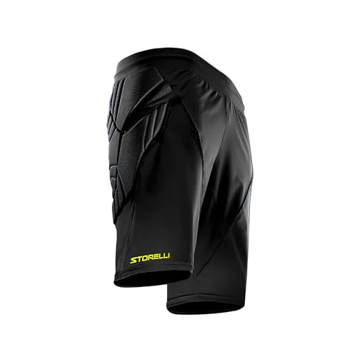 Storelli ExoShield-Torwartshorts | Gepolsterte Kompressions-Fußballshorts | Verbesserter Schutz für Oberschenkel und Hüfte |