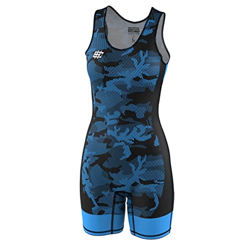 Extreme Hobby Wrestling-Trikot für Frauen Havoc, Leotard Singlet Active One-Piece Sleeveles Bodysuit Ringertrikot Damen