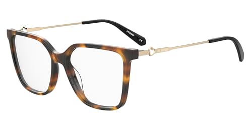 MOSCHINO LOVE brillengestell mol612, rechteckig, in brick, gefertigt aus acetate