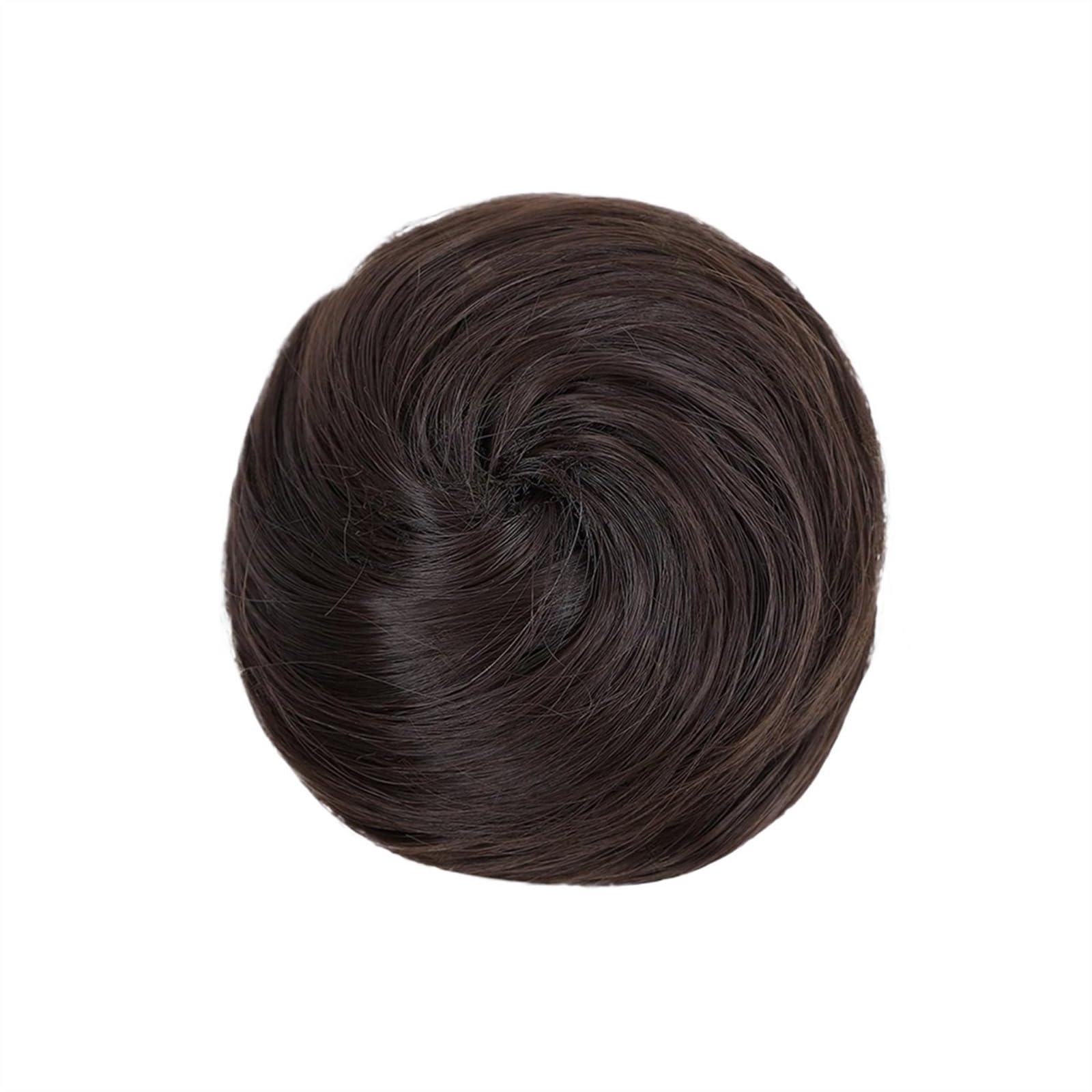 Haarteil Haargummi Space Bun, 2 Stück, Mini-Klauen-Clip for Anklipsen von unordentlichen Katzenohren, künstliche Haarknoten-Extensions, Perücken-Accessoire, Donut-Hochsteckfrisur, Haarteile for Frauen