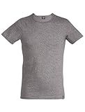 jbs Herren T-Shirt Rundhals Dess. 150 Black Label, Grau, L