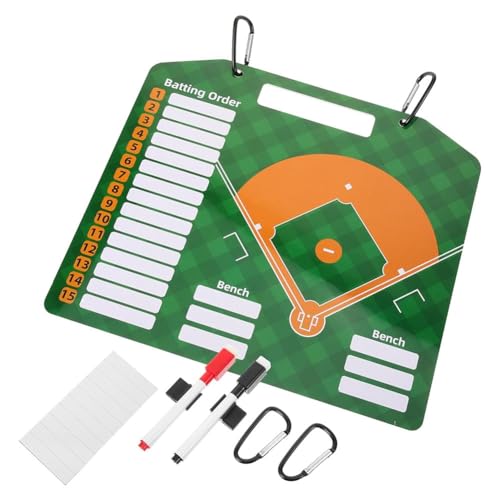 Begchy Baseball-Tafel, Magnetisch, Baseball-Aufstellungstafel, Softball-Baseball-Coaching-Zubehör, Trocken Abwischbare Markierung, Tafelbeschriftung