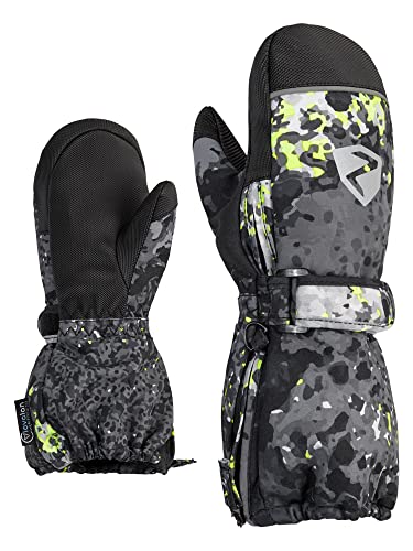 Ziener Unisex Baby LANUP Ski-Handschuhe/Wintersport | wasserdicht, extra warm, Wolle, galaxy print, 104