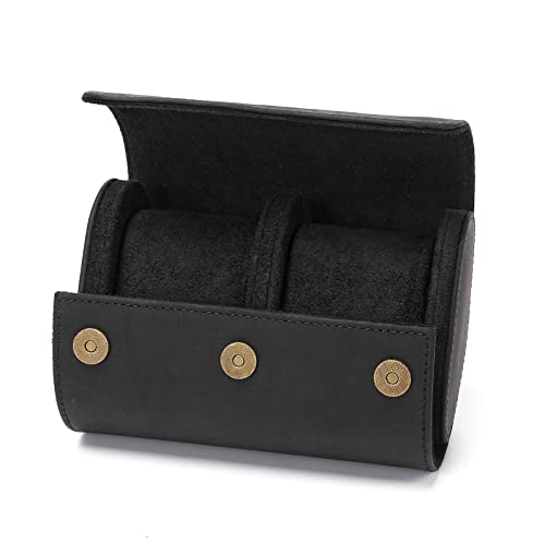 Fhsqwernm Exquisite Jewelry Display Travel Cases Watch Storage Display Men Gift Watch Roll Box