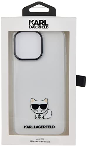 Karl Lagerfeld KLHCP14XCTTR hülle für iPhone 14 Pro Max 6,7" hardcase transparent Choupette Body