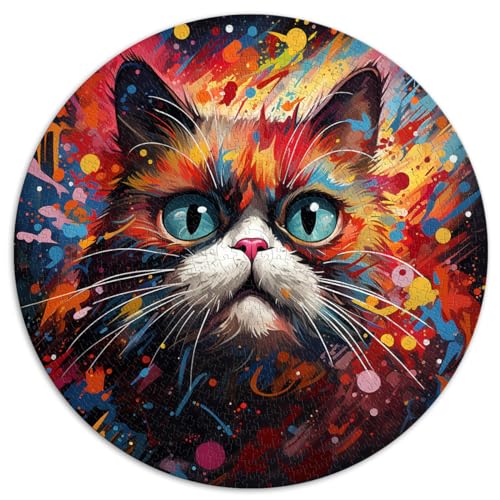 Puzzles Geschenk Grumpy Cat 1000 Teile Puzzle 26,5x26,5 Zoll Puzzle - Herausforderndes Spiel Familienspiel Stressabbau Schwieriges Herausforderungspuzzle