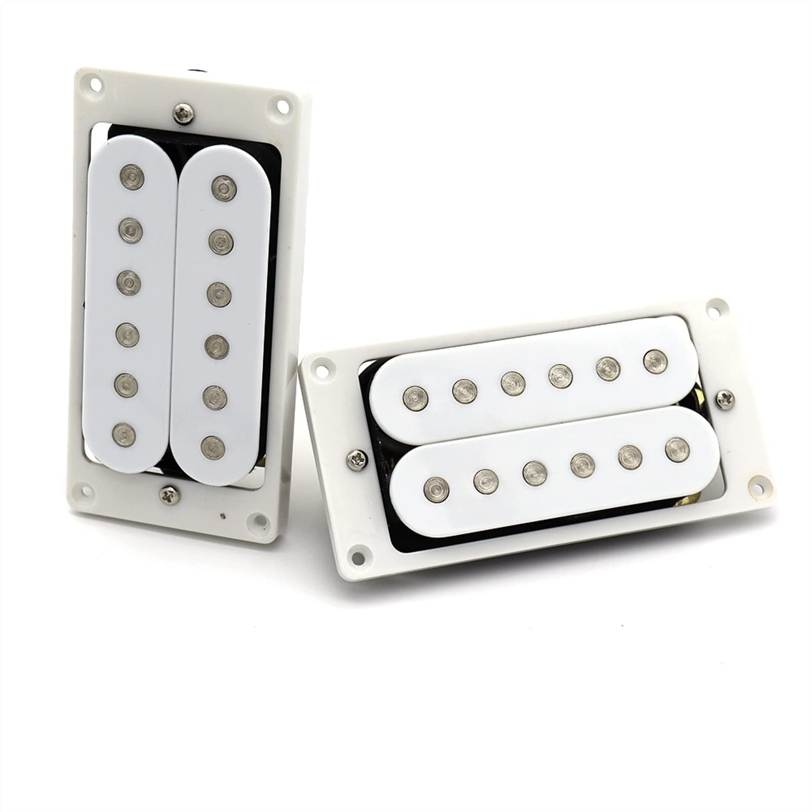 ZENGXUE 1 Set Weiße Offene Humbucker-Pickup-Gitarren- Pickups 4 WRIE FÜR Lp. Stil E-Gitarre Humbucker Tonabnehmer Set