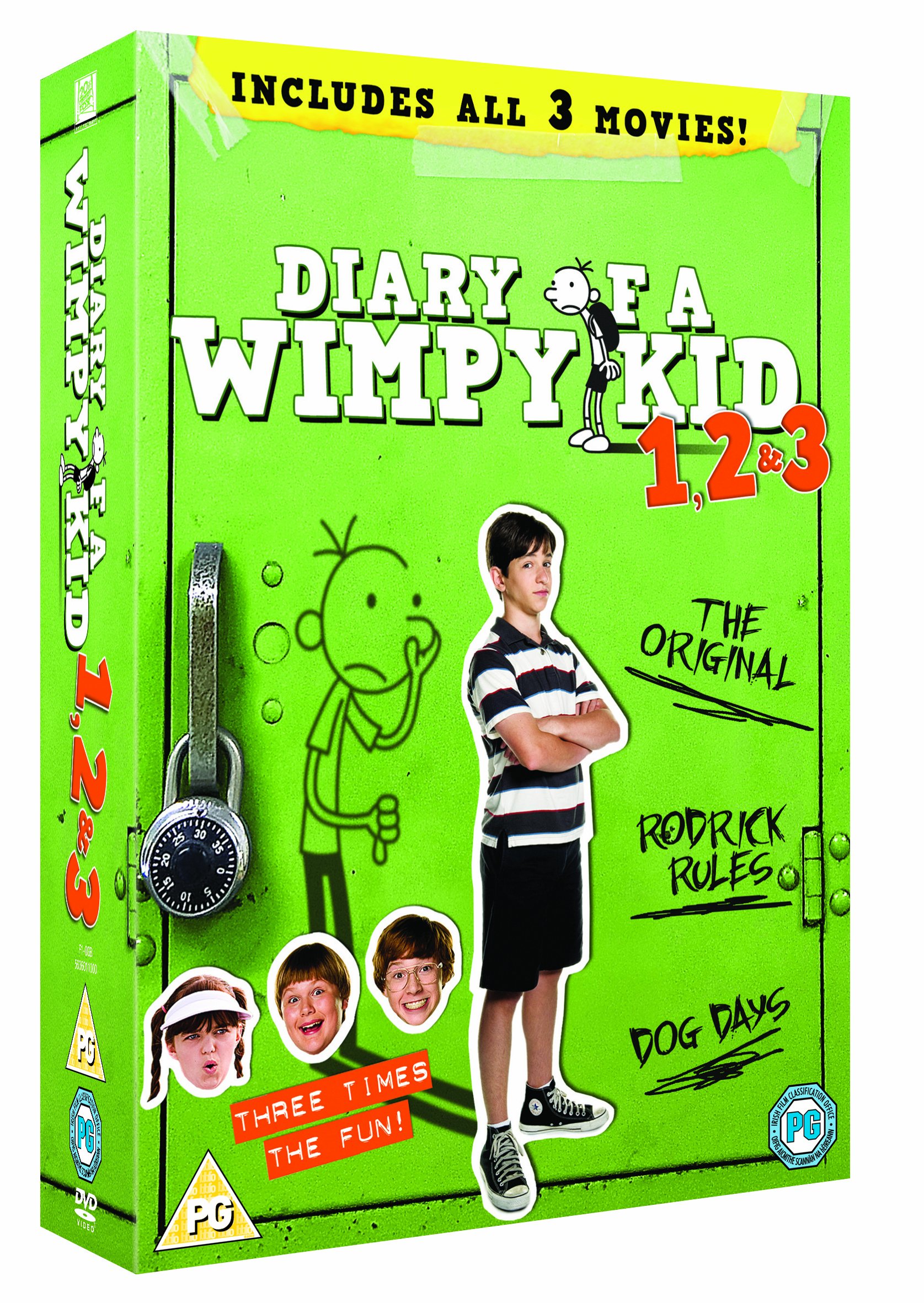 DIARY OF A WIMPY KID: 1, 2 & 3 BOXSET [UK Import]