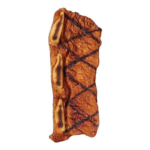 Osdhezcn Realistisches gefälschtes Steakmodell Künstliche Steaks Simulationen Lebensmittel Perfekt für Lebensmittelfotografie Frühe Kindheit Lehrwerkzeug Fenster Display