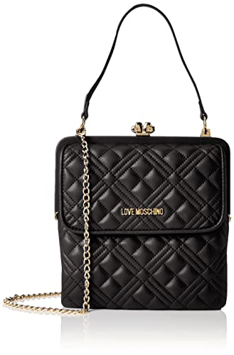 Love Moschino Damen BORSA A SPALLA Umhngetasche, Schwarz