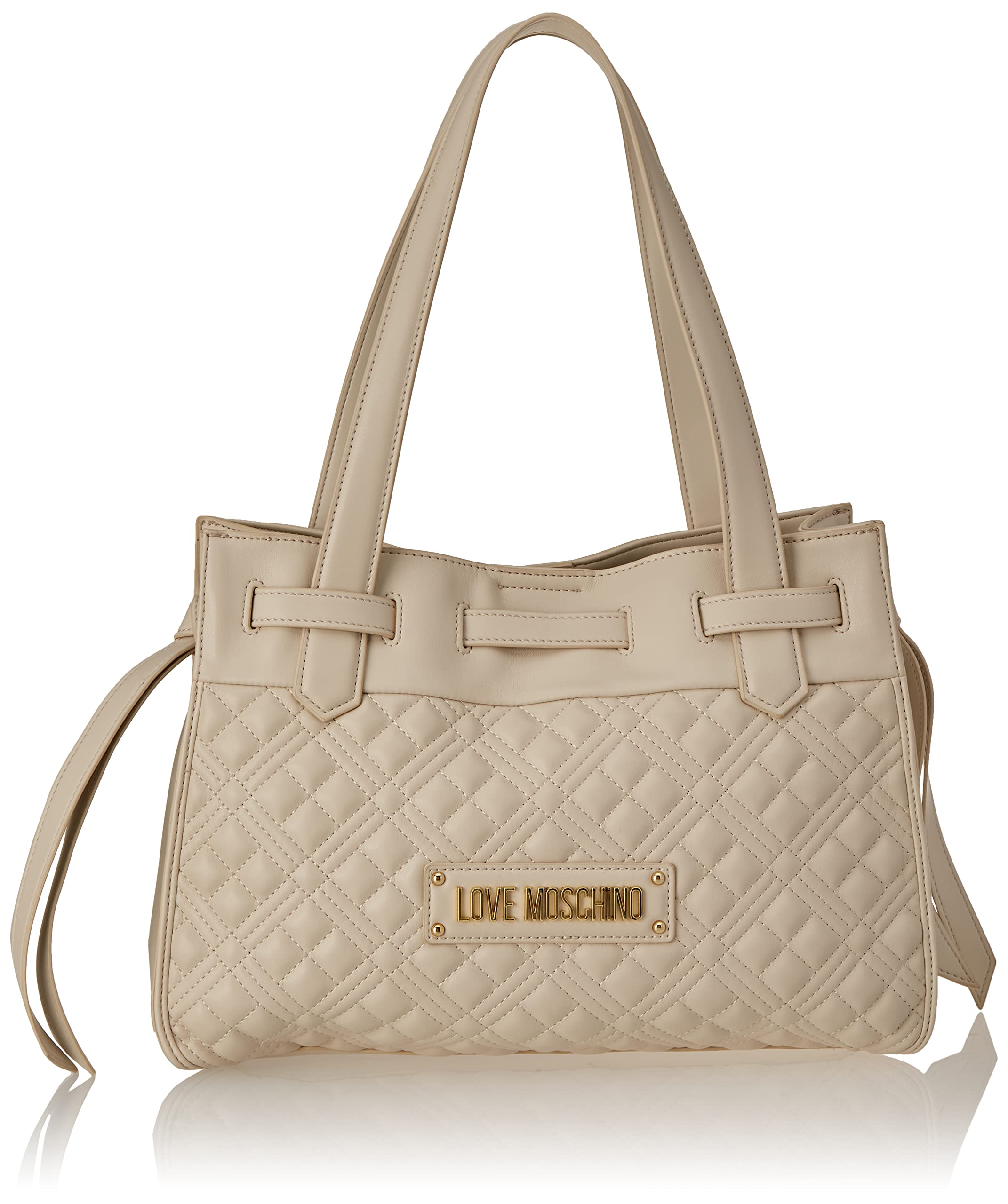 Love Moschino Damen Jc4248pp0gla0103 Schultertasche, Ecru