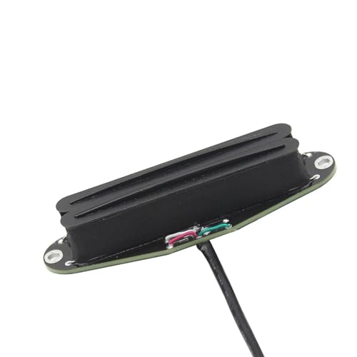 Gitarren-Tonabnehmer 1PCS Pickup Mini Humbucker Pickup Keramik 4-Leiter E-gitarre Zubehör (Color : Full Black)