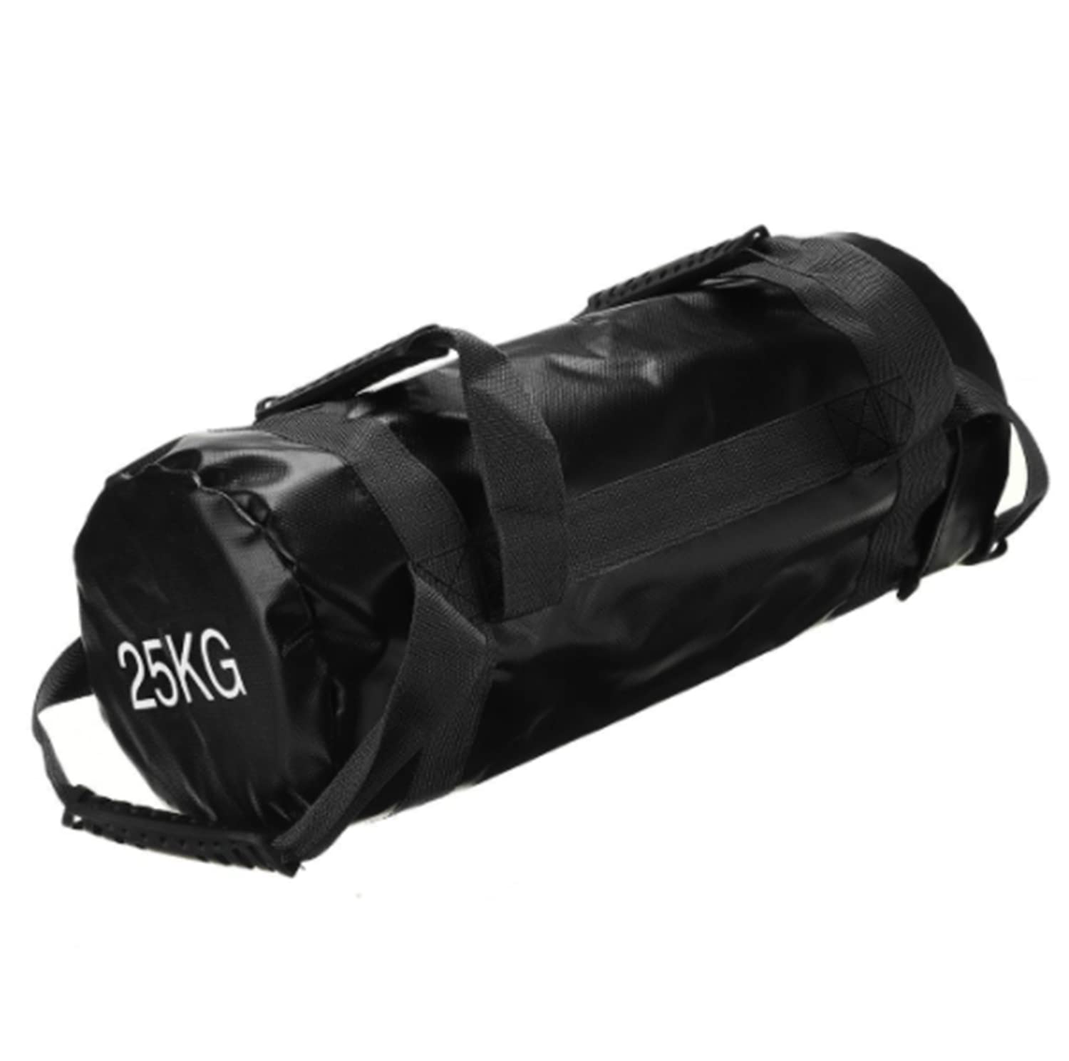 YZBBSH Fitness Bag Sandsack 5 10 15 20 25 30 kg Power Bag aus Kunstleder Verstellbarer Gewichts Sandsack mit Griffen ​für Functional Fitness Gewichtssack,25kg