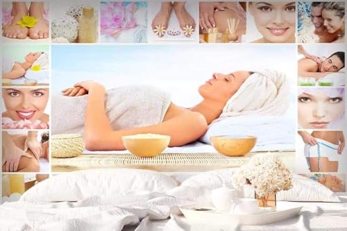 Schönheit Abnehmen Gesundheit Gesundheitswesen Massage 3D Tapete Poster Restaurant Schlafzimmer Wohnzimmer Sofa TV Dekorative Wand-400cm×280cm