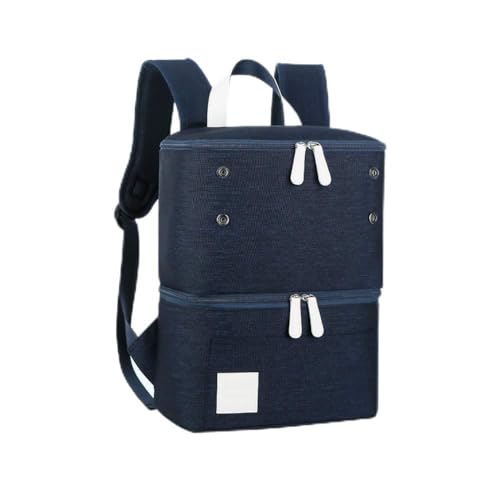 MYWILON Baby & Mumien Rucksack - wasserdichte Mehrzweck-Wickeltasche mit großem Fassungsvermögen - Tasche mit isolierten Taschen für Babyflasche (Blau) ...