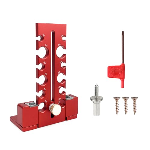 Elektrische Bohrerführung aus Aluminiumlegierung, zum Schneiden von Holzstreifen, Drehen, verstellbar, zum Basteln von runden Holzdübeln, Hölzern und Stäben