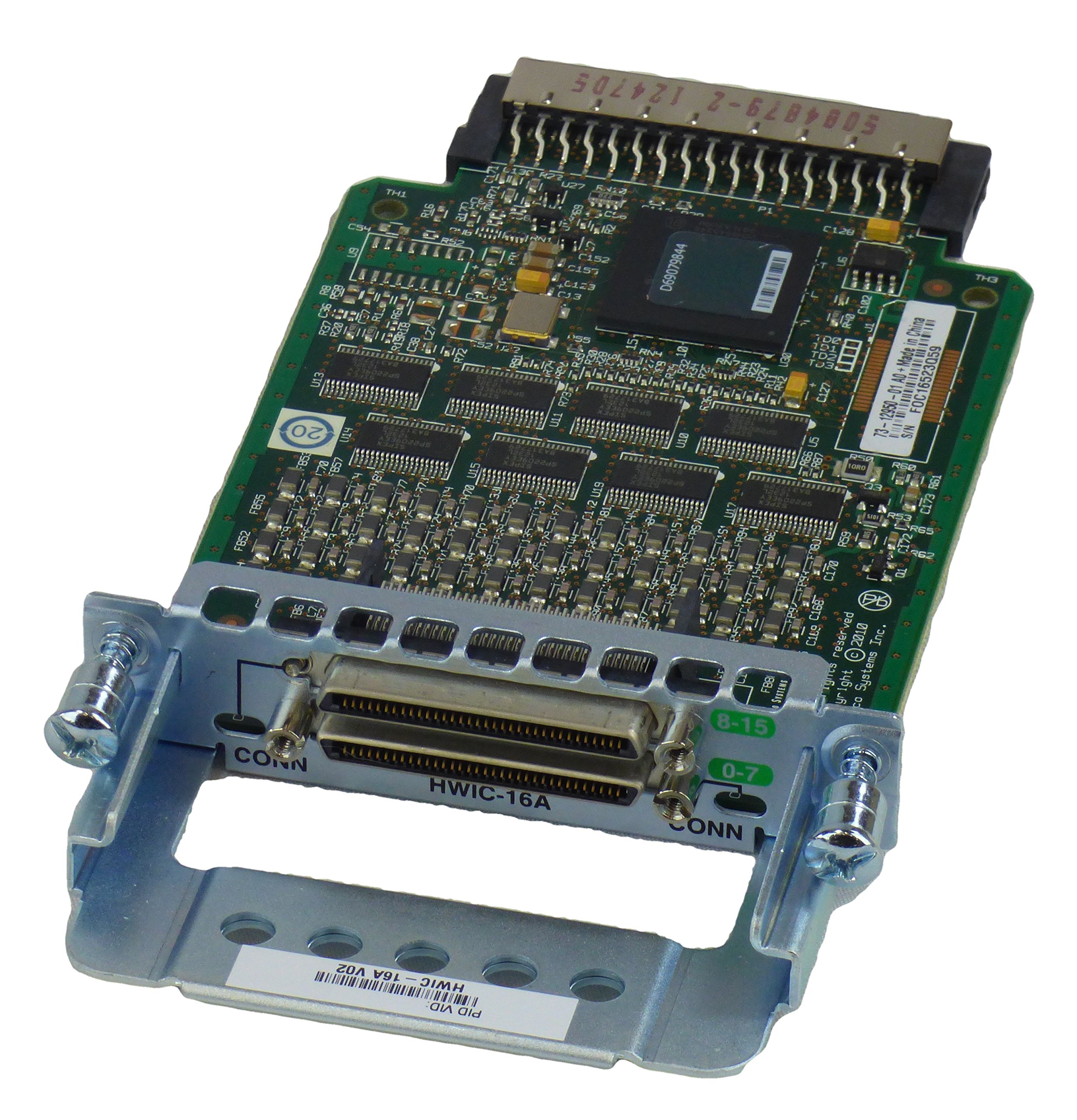 Cisco 16-Port Asynchronous High-Speed WAN Interface Card Schnittstellenkarte/Adapter - Schnittstellenkarten/Adapter (CardBus, 0,2304 Mbit/s, RS-232, Verkabelt, Plug-in, 230.4 Kbps)