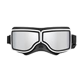 SOUTHJIELING Hundesportbrille für Haustiere, mit Lichtrahmen, Katzenbrille, Fotowerkzeug für kleine Hunde, Urlaub, Outdoor-Brillen