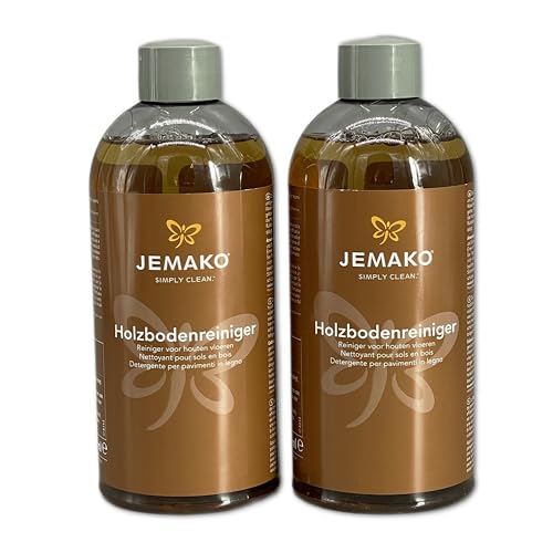 Jemako Holzbodenreiniger für geölte und gewachste Holz sowie Korkböden aus natürlichem Kiefern-Harz (Holzbodenreiniger 1000ml)