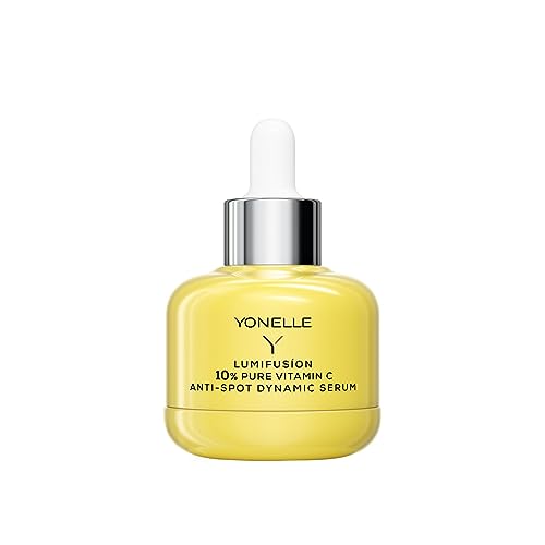 YONELLE Vitamin C Serum Gesicht 10% - LUMIFUSION – Gesichtsserum mit Vitamin C - gegen Verfärbungen - antioxidative Wirkung – 30 ml - für Tag und Nacht