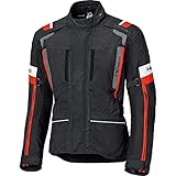 Held Motorradjacke mit Protektoren Motorrad Jacke 4-Touring II Textiljacke schwarz/rot 4XL, Herren, Tourer, Ganzjährig