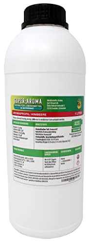 Himbeere Konzentrat 1000 ml | Super Aroma für die Lebensmittelindustrie und Enthusiasten | Lebensmittelaroma | Backaroma | Aromatropfen | Geschmackstropfen | zum Kochen, Backen & Mixen