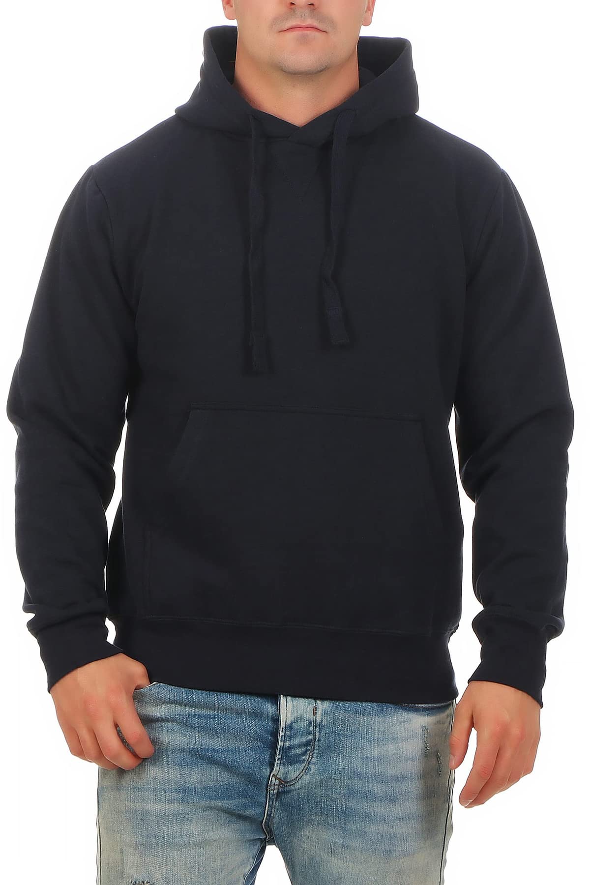 Happy Clothing Herren Pullover mit Kapuze Pulli, Größe:4XL, Farbe:Dunkelblau