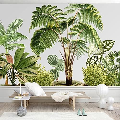 XLMING Restaurant Greenery & Leaves 3D Tapete Home Dekoration Wohnzimmer Sofa Schlafzimmer Tv Hintergrund Wand-430cm×300cm