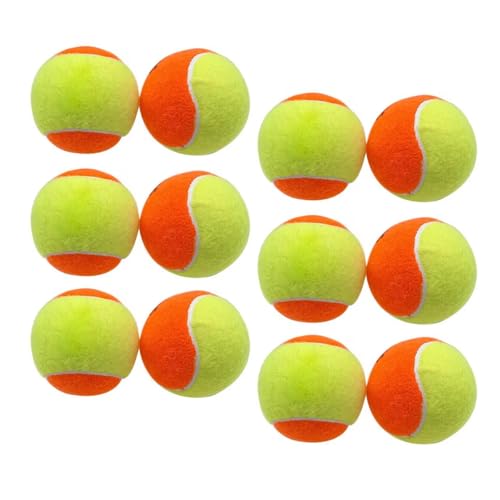 HENANX Tennis-Paddleball, Training, Training, Sport, Gummi-Tennis, hohe Elastizität, Stöße, Widerstand, Tennis, 12 Stück