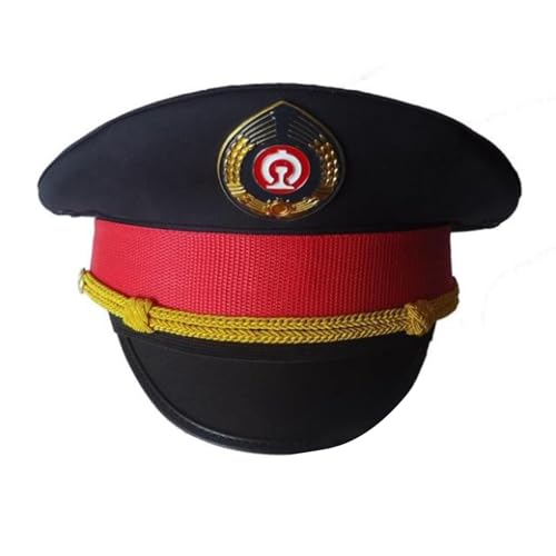 MEELYHOME Captain Hats Eisenbahn Halloween Kostüm für Maskerade Party Rollenspiel Verkleiden Mottoparty Kapitän Zubehör Uniform Hut