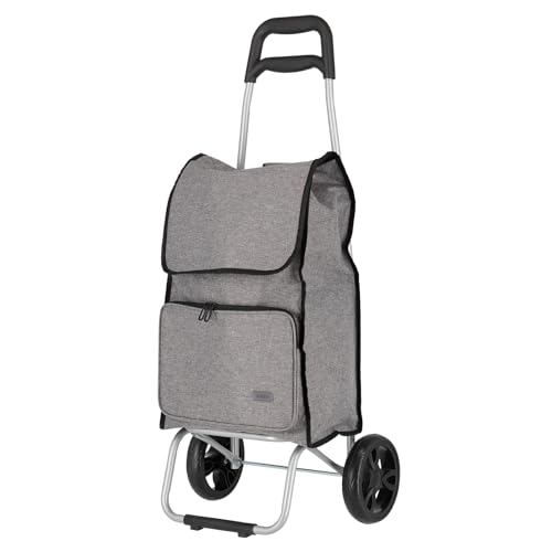 Paklite Einkaufsroller 2 Rollen 2 Rollen 53 cm 53cm Weichgepäck 28L Grau Melange