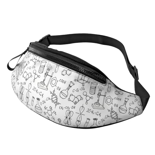 HSJFS Modische Hüfttasche mit Schlagzeugermotiv, verstellbarer Gürtel, lässige Brusttasche, Chemie-Druck., Einheitsgröße