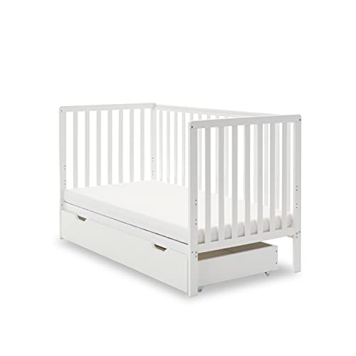 Obaby Bantam Kinderbett mit Schublade – Weiß